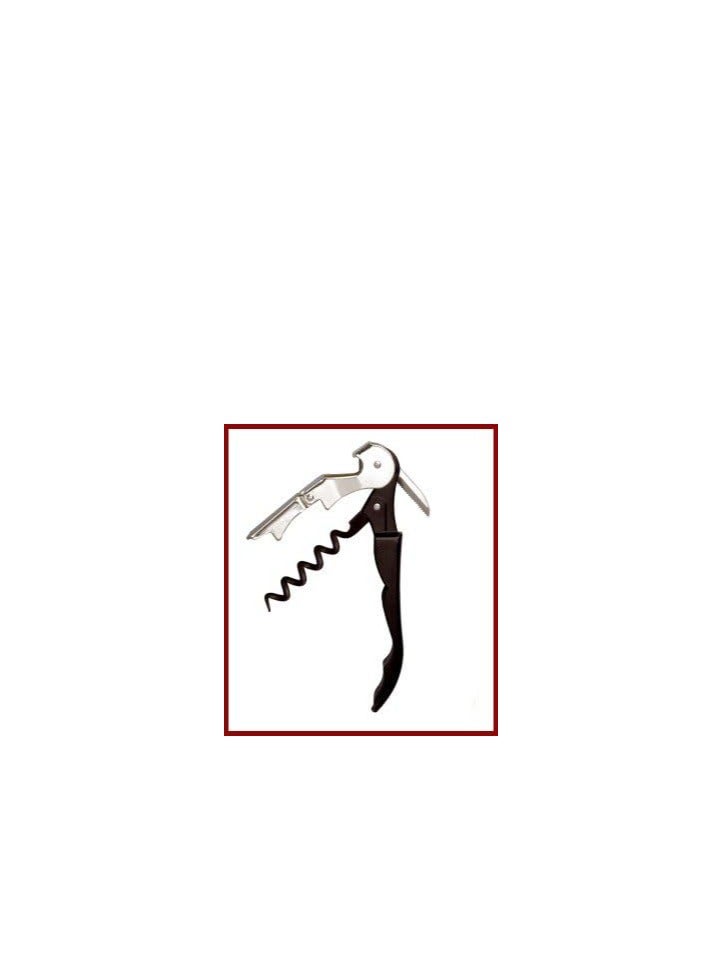 Pulltap's Professional Double-hinged Waiter's Corkscrew with Pulltap's Logo.