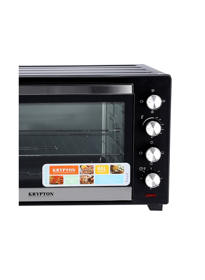 KRYPTON Electric Kitchen Oven 60 L 2000 W KNO5322 Black - Image 4