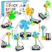 WESAYEE Bulk STEM Kits 8 Set Electrical Fans Girls Boys Crafts Science Kits for Kids Age 812 STEM Toys for Boys 810 8 10 12 13 Classroom Engineering Activities Experiments Projects Circuit - Image 2