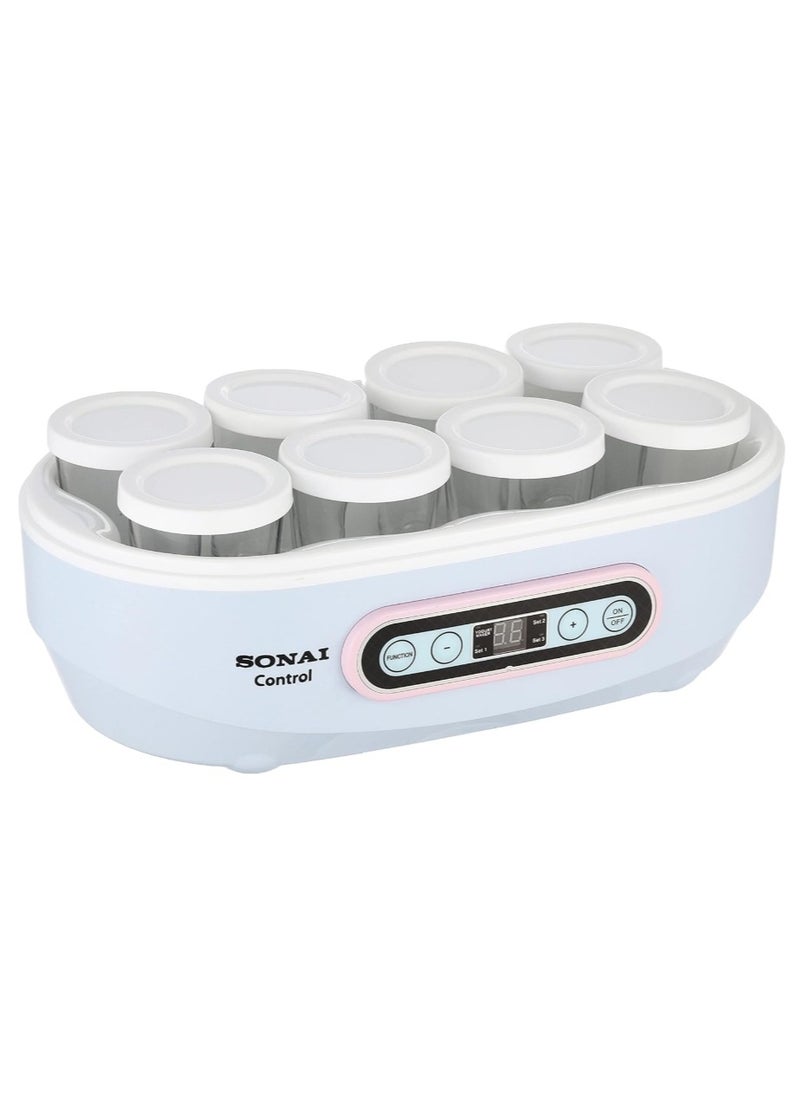 Sonai Sonai yogurt Maker , 8 Glass Jar, 20 Watt -MAR – 1070  - Image 2