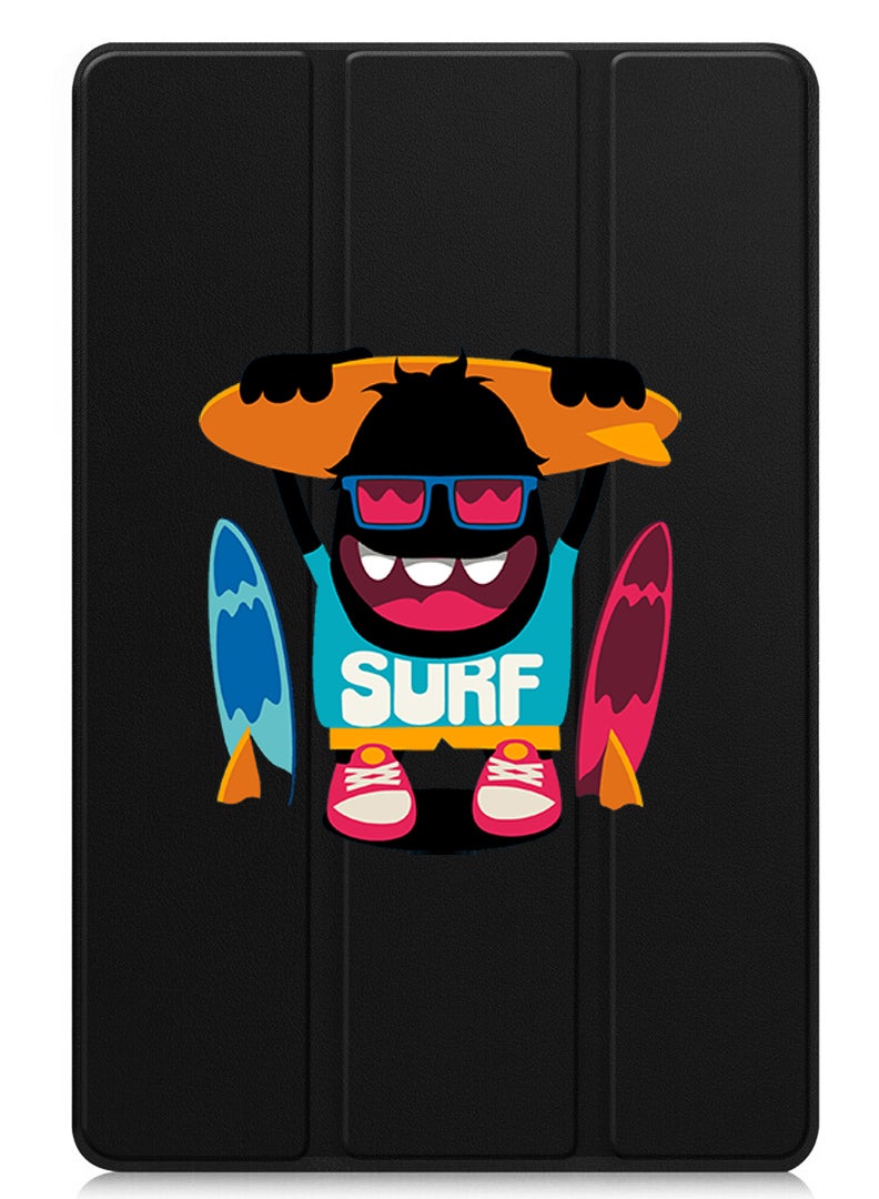 Theodor Protective Flip Case For Huawei MatePad SE 11 (2024) With Trifold Stand Auto Wake Sleep Shockproof Cover surf  - Image 1
