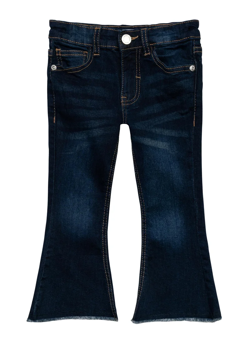 مينوتي Kids Girls Flared Denim Jean