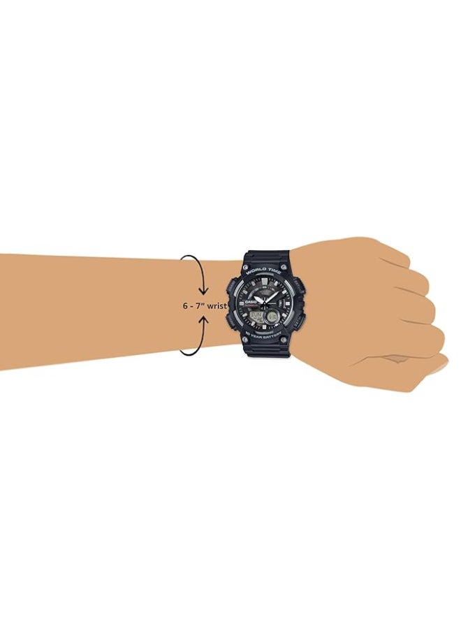 كاسيو ساعة يد رقمية للرجال من الراتنج -- - . مم - Image 4