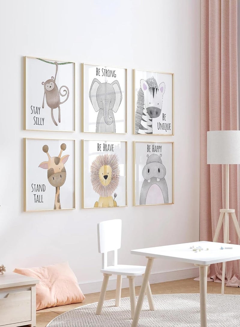 Today Idea Nursery Decor | Baby Decor | Jungle Nursery Decor | Baby Nursery Decor | Safari Decor | Baby Room Decor | Nursery Decor | Baby Nursey Decor (8"x10", UNFRAMED) - Image 2