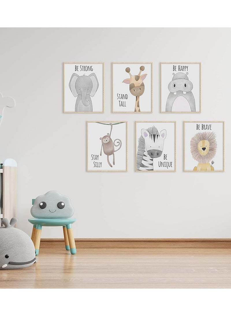 Today Idea Nursery Decor | Baby Decor | Jungle Nursery Decor | Baby Nursery Decor | Safari Decor | Baby Room Decor | Nursery Decor | Baby Nursey Decor (8"x10", UNFRAMED) - Image 4