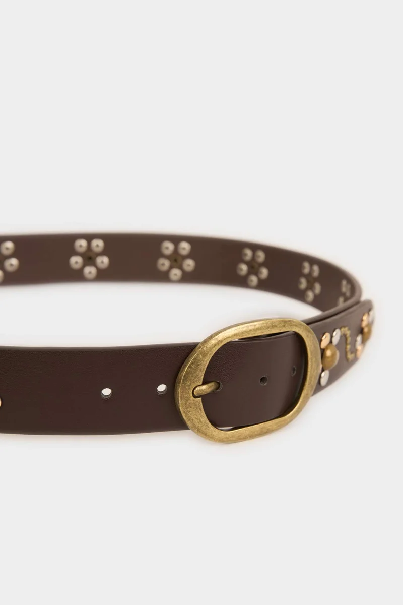Defacto  Woman Oval Buckle Faux Leather for Women | Best Price UAE