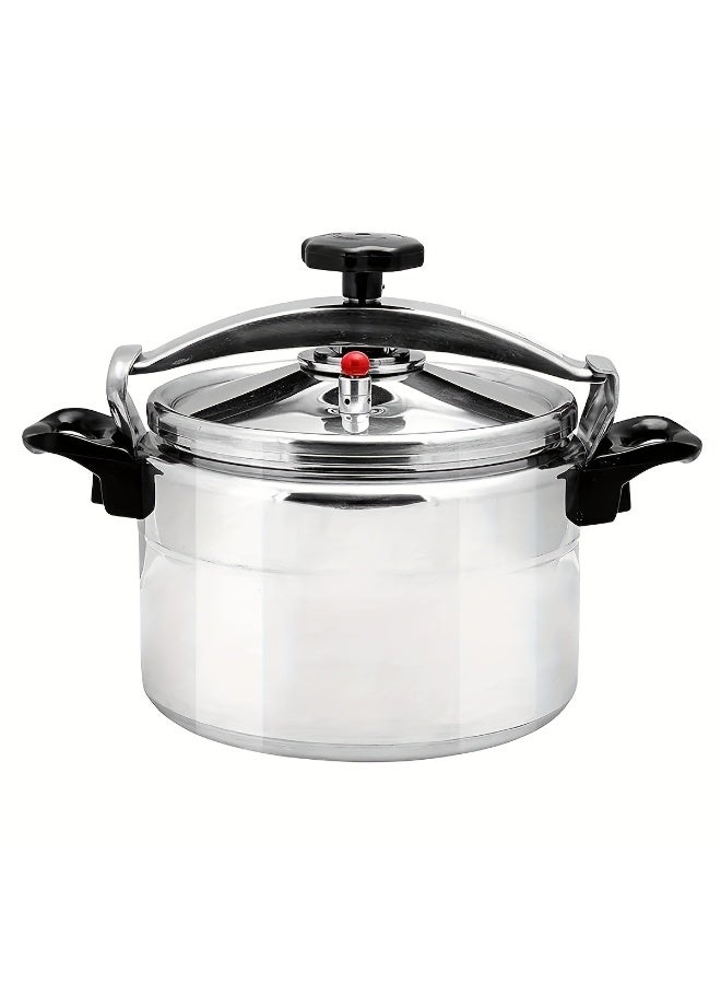 طباخ ذو ضغط ألومنيوم عالي السعة سعة 3 لتر مع توزيع سريع للحرارة، غطاء قفل من 7 طبقات ونظام صمامات السلامة، الحث متوافق لمواقد الغاز/الكهرباء، لطهي الوجبات العائلية، تصميم متين وسهل التنظيف - Image 3