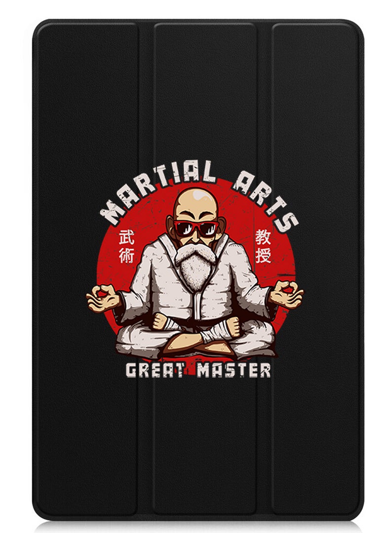 Theodor Protective Flip Case For Apple iPad Pro 13 (2024) With Trifold Stand Auto Wake Sleep Shockproof Cover Martial arts - Image 1