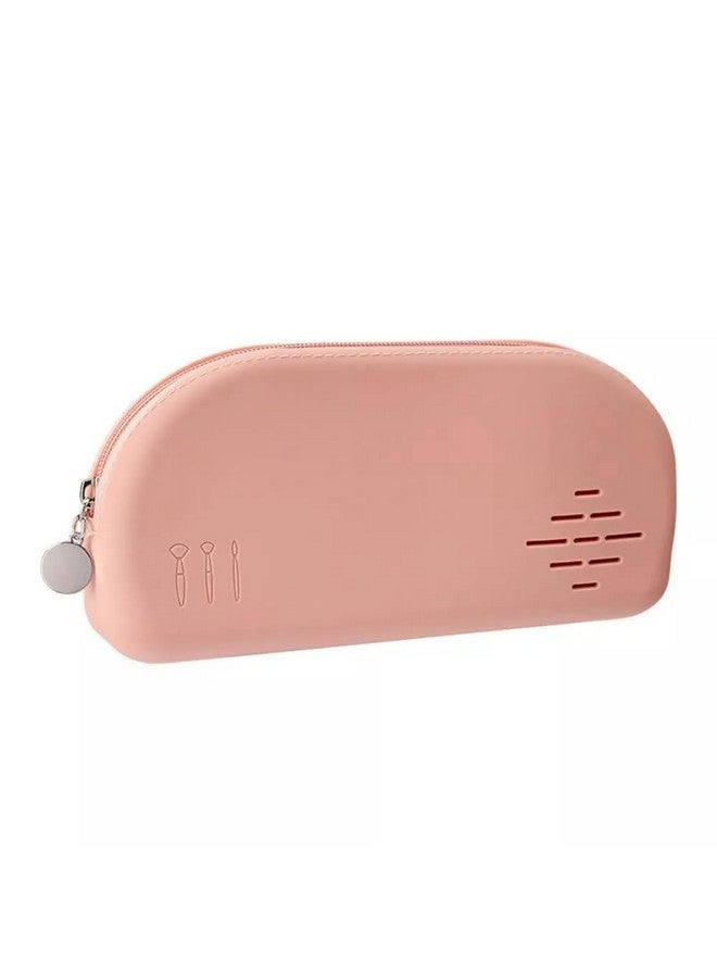 Zolypy Silicone Makeup Bag Travel Cosmetic Bag Stuff Bag Makeup Pouch Cute Makeup Organizer Versatile Zipper Pouch for Women - Image 1