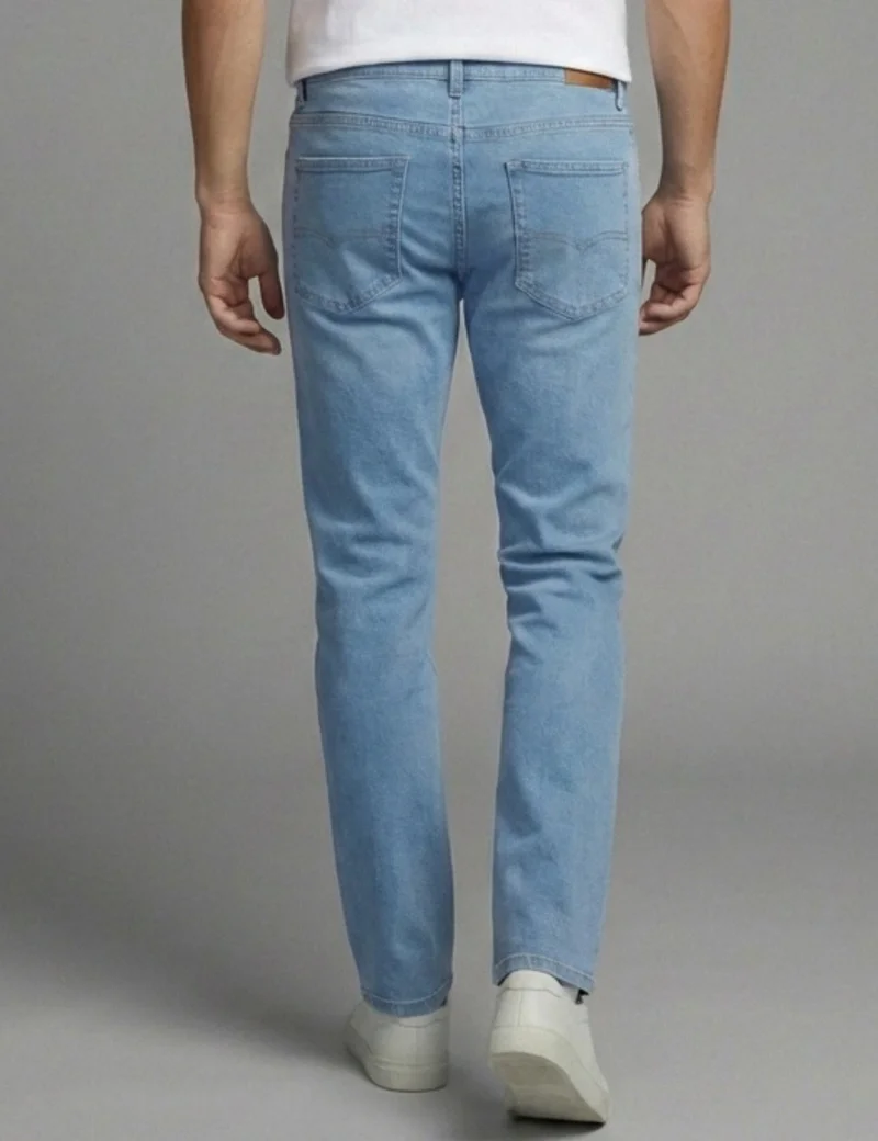 inkd Men's  Regular Fit Jeans - Mid-rise | Cotton Blend | Stretchable Fabric | Classic 5 Pocket Styling