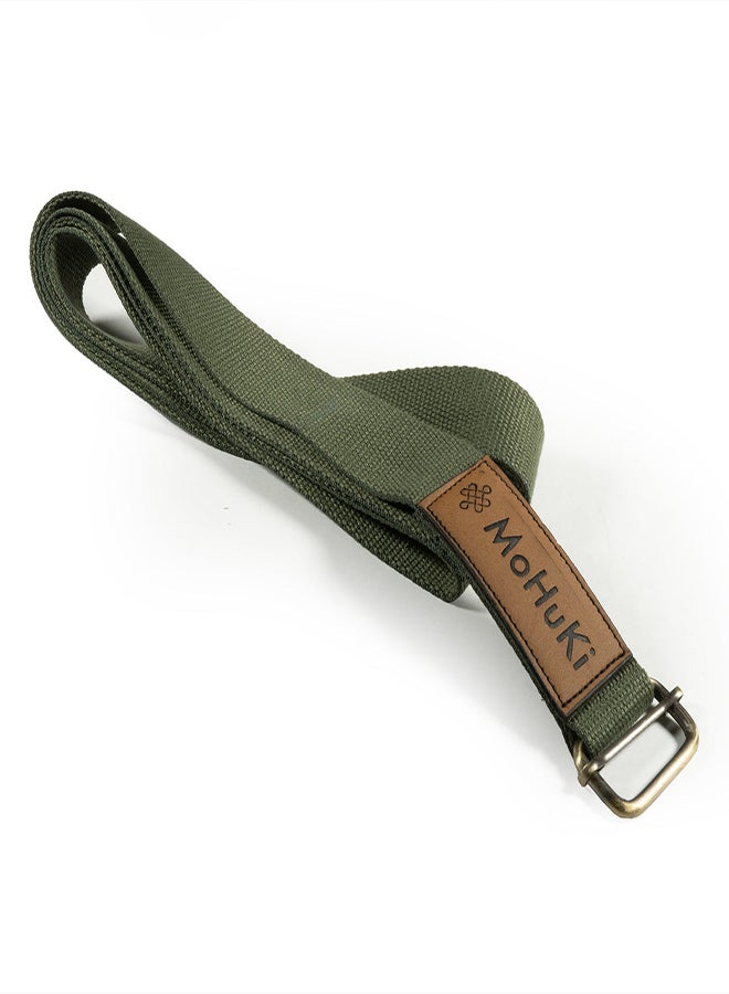 Mohuki Yoga Strap - Polyester - Army Green - Image 1