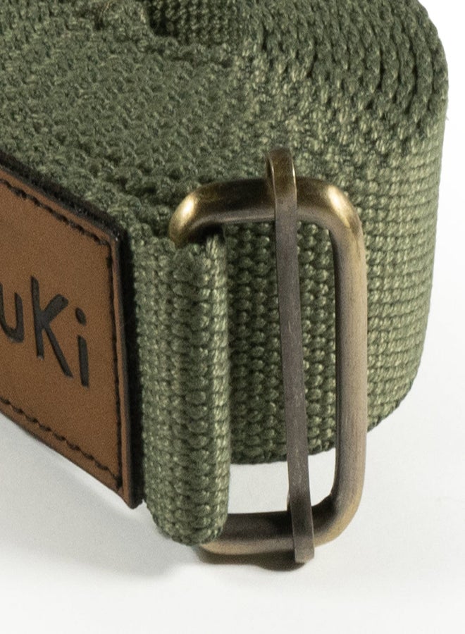 Mohuki Yoga Strap - Polyester - Army Green - Image 2