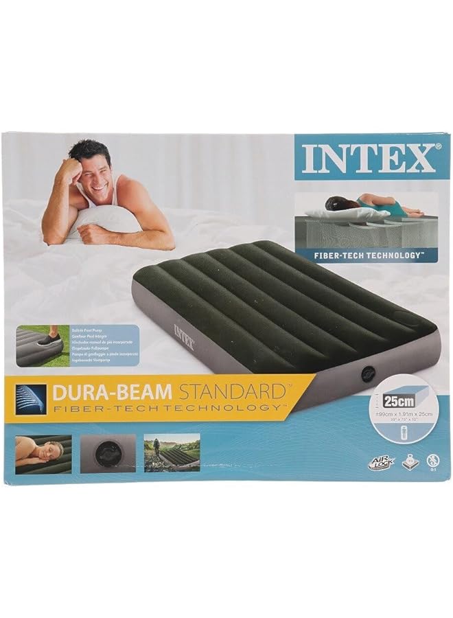 INTEX TWIN DURA BEAM DOWNY AIRBED WITH FOOT BIP - Image 4