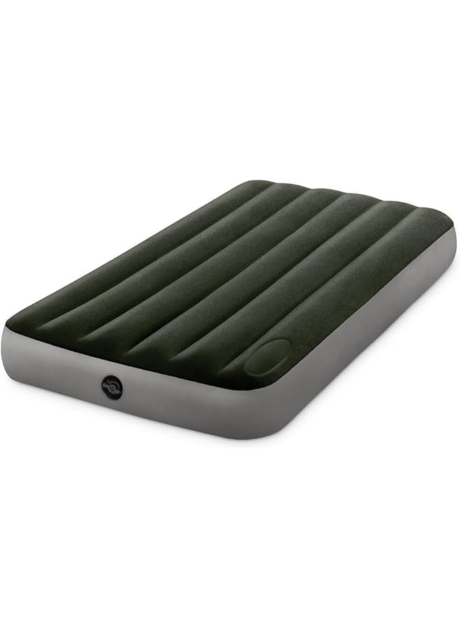 INTEX TWIN DURA BEAM DOWNY AIRBED WITH FOOT BIP - Image 1