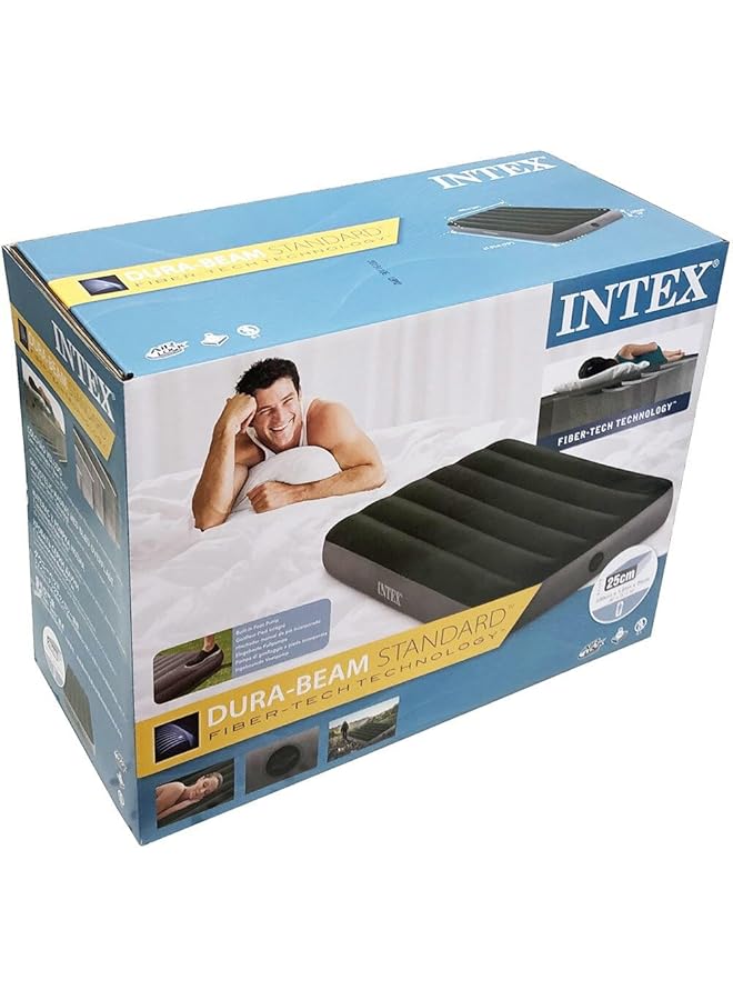 INTEX TWIN DURA BEAM DOWNY AIRBED WITH FOOT BIP - Image 5