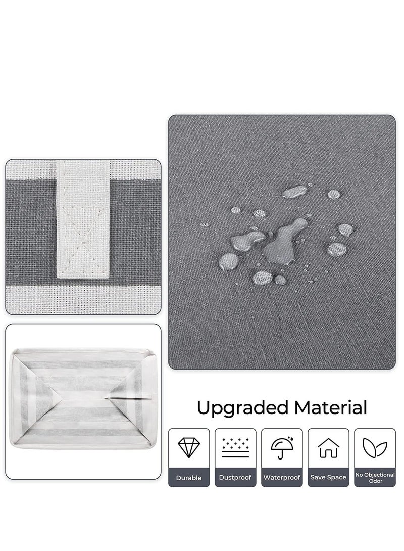 HOMESTAR 2 Pack Laundry Basket, Collapsible Bag with Easy Carry Handles, Freestanding Hamper for Clothes, Blankets, Cushions - Image 3