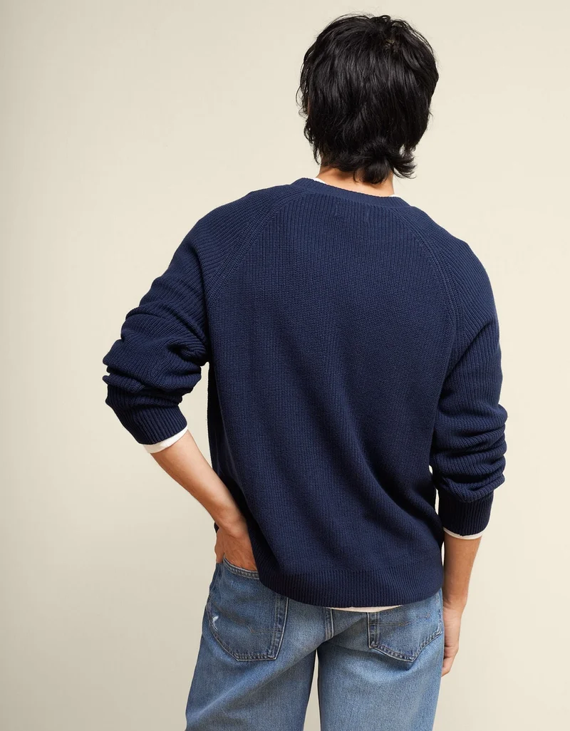 American Eagle  AE Shaker Stitch Sweater  | Best Price UAE