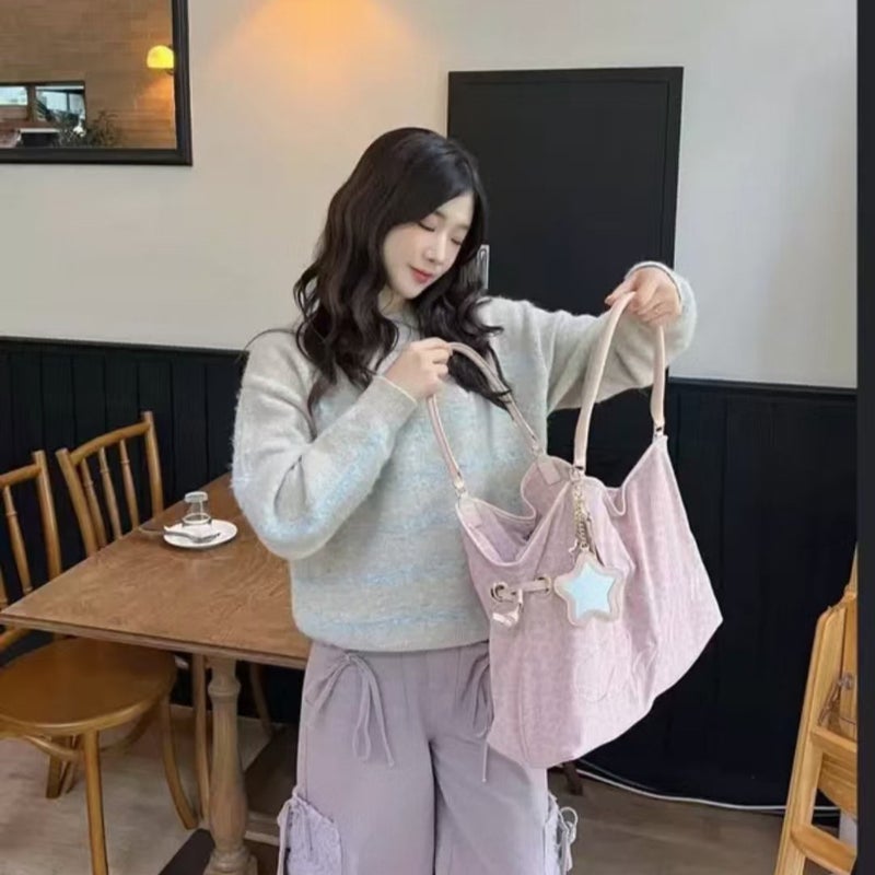 BadBlue Korean Trendy Embroidered Leopard Print Shoulder Bag Crossbody Bag Casual Versatile Large Capacity - Image 4