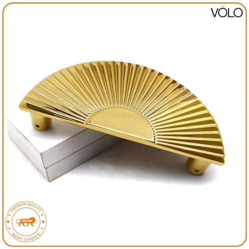 VOLO Main Door Handle/Door Handles for Main Door/Glass Door Handle/Pull Handles, for Home/Office/Hotels(Model- S-615, PVD Gold) (Pack of 1 Set) (8") - Image 4