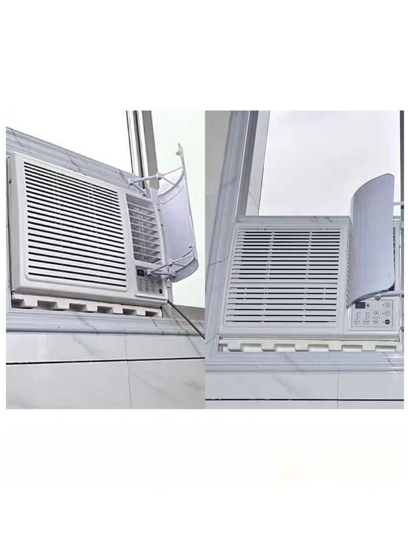 Generic Window AC Adjustable Flow Deflector Excellent Solution For Directing Air Thicker And More Durable  Easy To Install And Remove Air Conditioner Deflectors  - Image 2