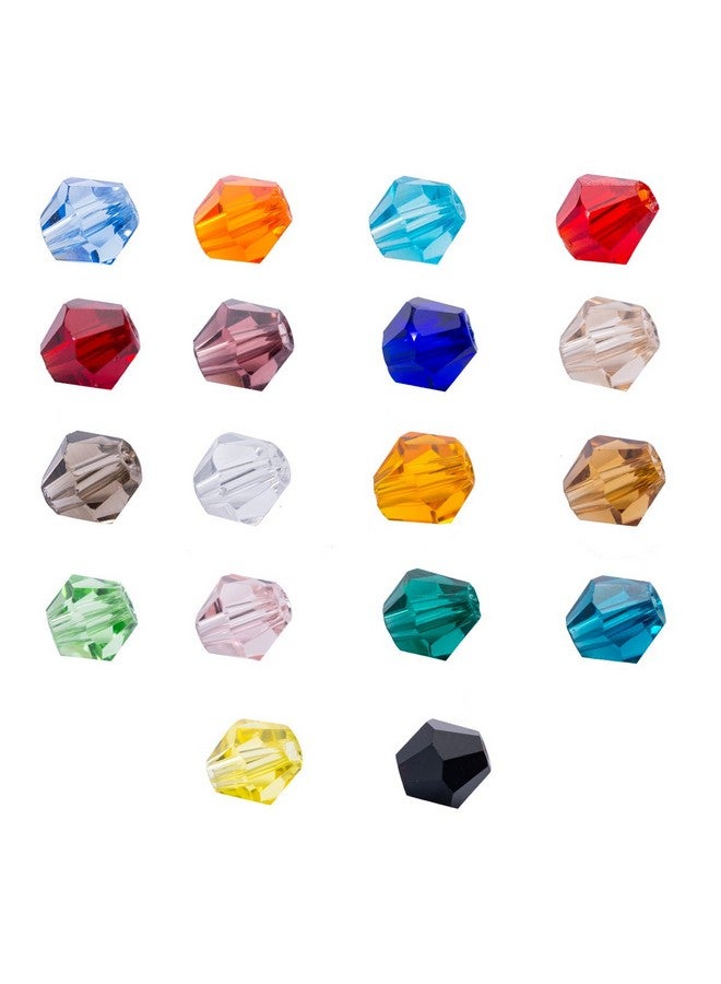 LONGWIN Lot 900Pcs Glass Bicone Beads Longwin Wholesale 6Mm Bicone Shaped Crystal Faceted Beads Jewelry Making Supply For Diy Beading Projects Bracelets Necklaces Earrings & Other Jewelries - Image 2