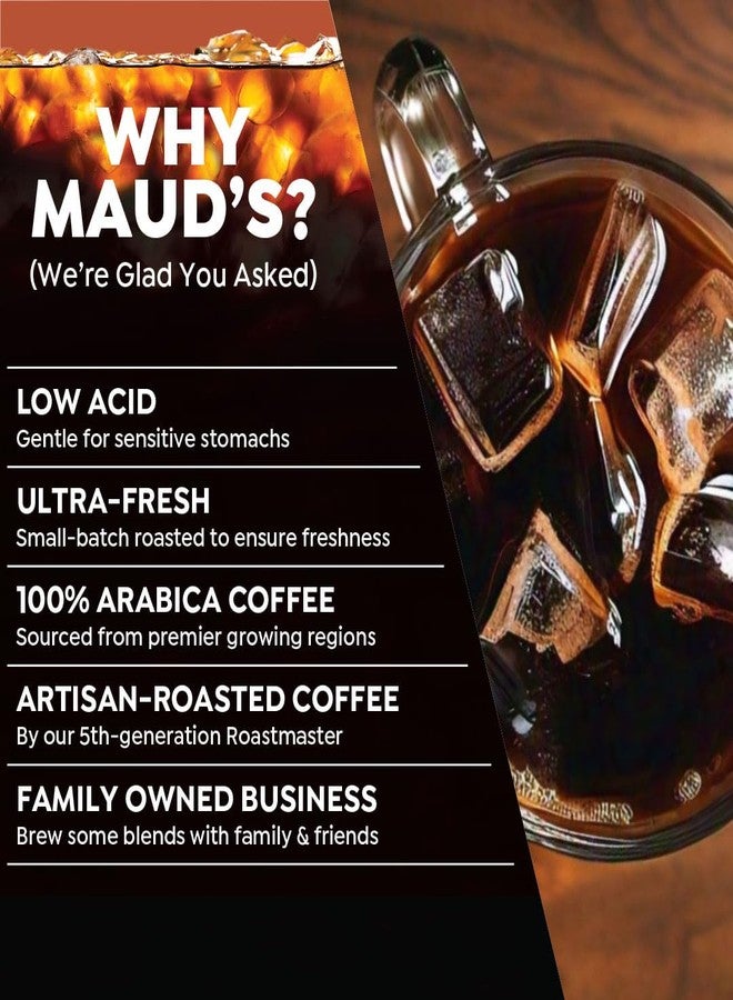 Maud's Vanilla Caramel Flavored Cold Brew Coffee Pods, 18 ct, Dark Roast Flavored Coffee in Single Serve Pods - 100% Arabica Beans, Compatible with Keurig K Cups Maker - Image 5