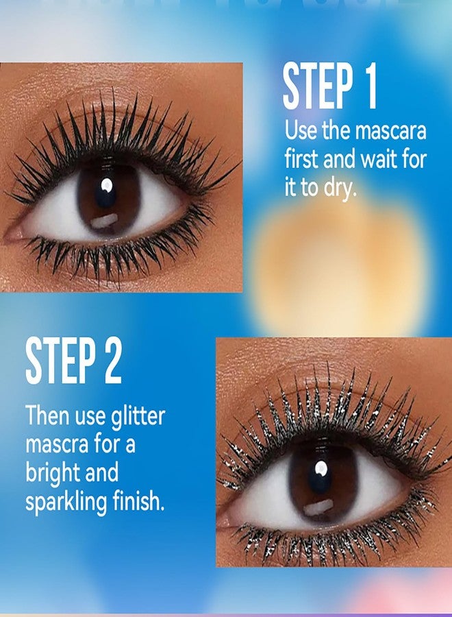 RoseFlower Colored Mascara Set, 7 Colors Waterproof Gift Set, Red, Pink, Purple, Blue, White, Black, Long Lasting, Voluminous Mascara for Eye Makeup - Image 3