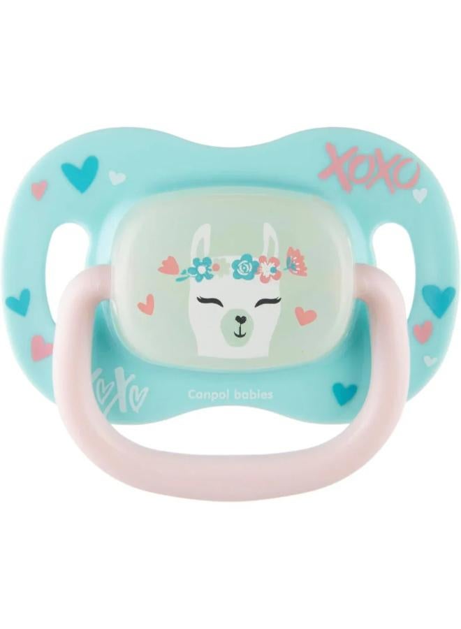 Canpol Babies Silicone Symmetrical Soother 6-18m - Llama - Image 2