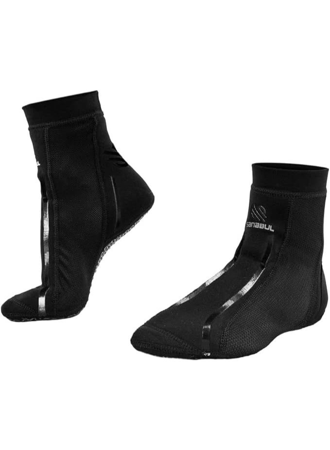 Sanabul Foot Grip Socks For Men & Women | Mma, Kickboxing, Wrestling, Pilates, Yoga Anti Slip Socks, Non Slip Socks, Black - Image 3