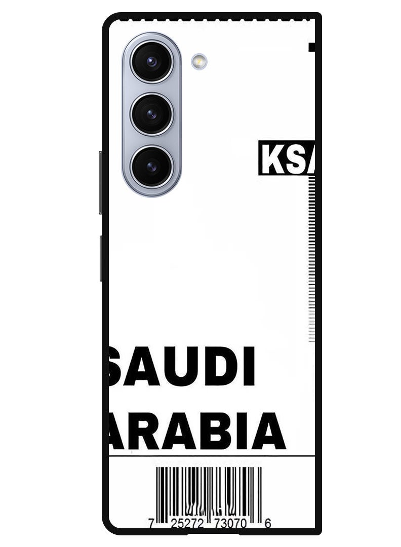 Theodor Protective Case Anti Scratch Shock Proof Bumper Cover For Samsung Galaxy Z Fold 5 Saudi boarding pass - Image 1