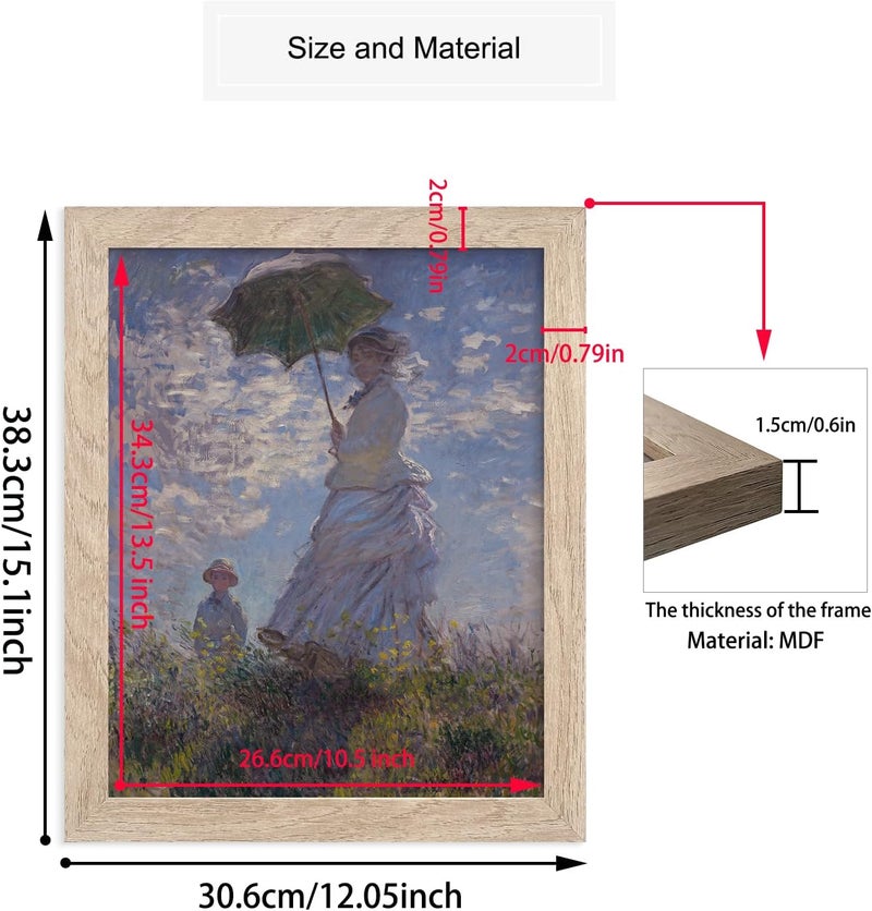HoozGee Floral Canvas Art - Bouquet of Flowers in a Vase Vincent Van Gogh Inspired - Image 5