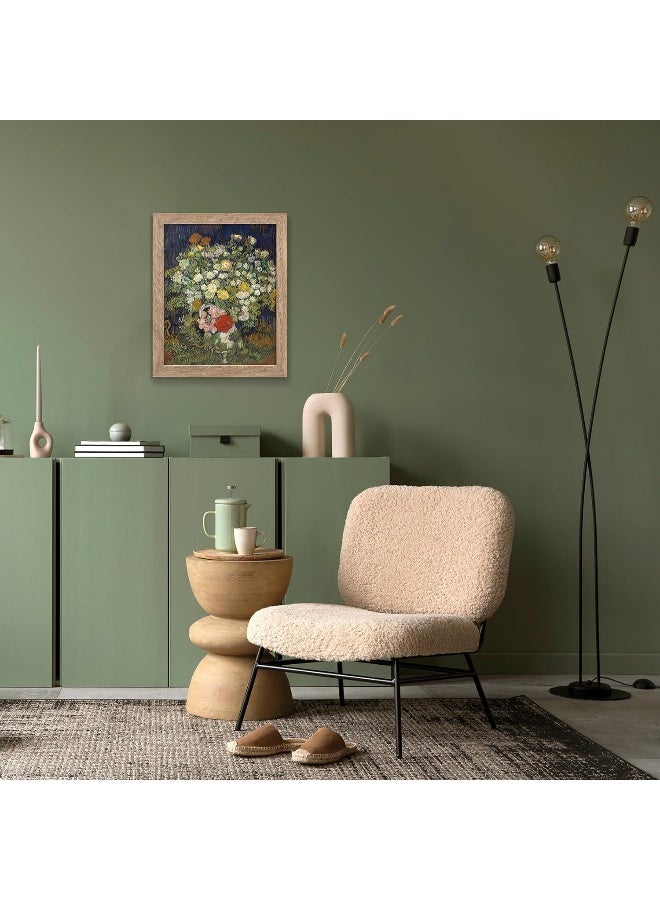 HoozGee Floral Canvas Art - Bouquet of Flowers in a Vase Vincent Van Gogh Inspired - Image 4