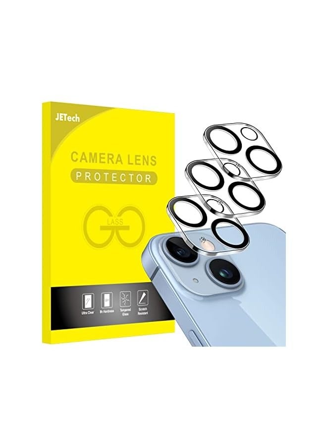 Jetech Camera Lens Protector for iPhone 14 6.1-Inch and iPhone 14 Plus 6.7-Inch, 9H Tempered Glass, Anti-Scratch, Case Friendly, Does Not Affect Night Shots, HD Clear, 3-Pack - Image 1