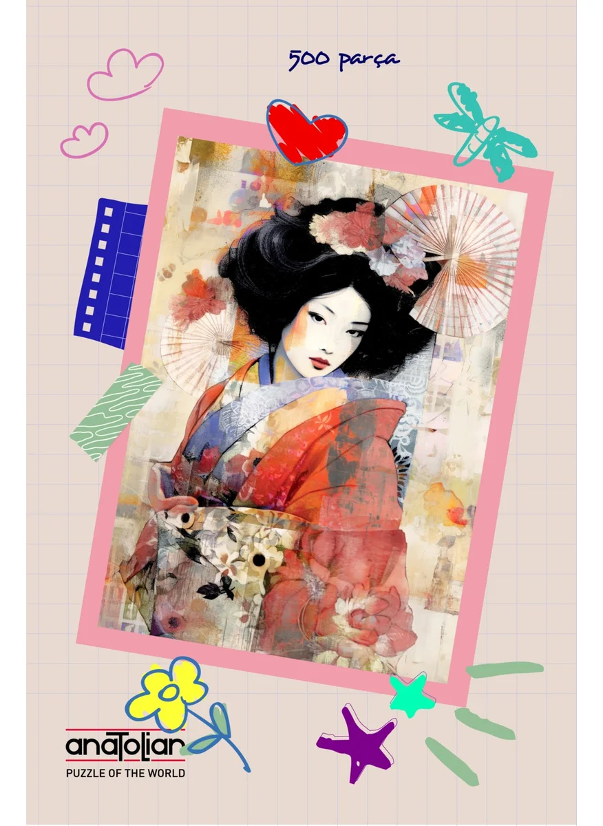 اناتوليان 500 Piece Puzzle / Geisha - Code 3631