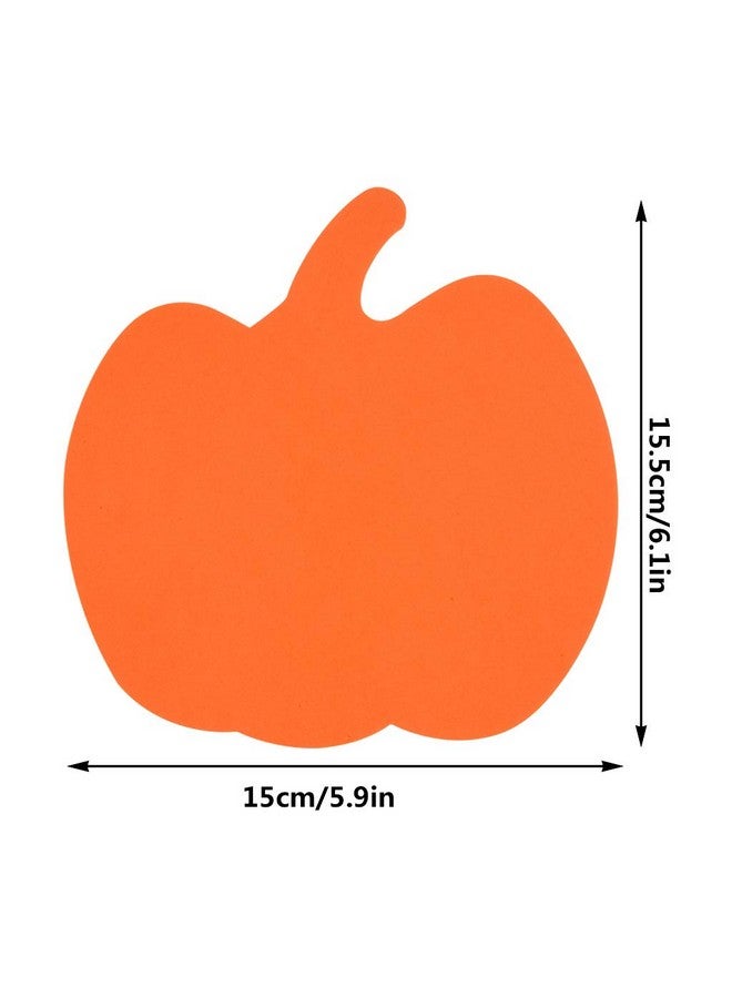50Pcs Foam Halloween Pumpkins Halloween Crafts Kit Foam Diy Pumpkin Decorating Pumpkin Shaped Foam Large Halloween Foam Pumpkin Craft Kit For Halloween Kids Diy Crafts Party Decorations,6Inch