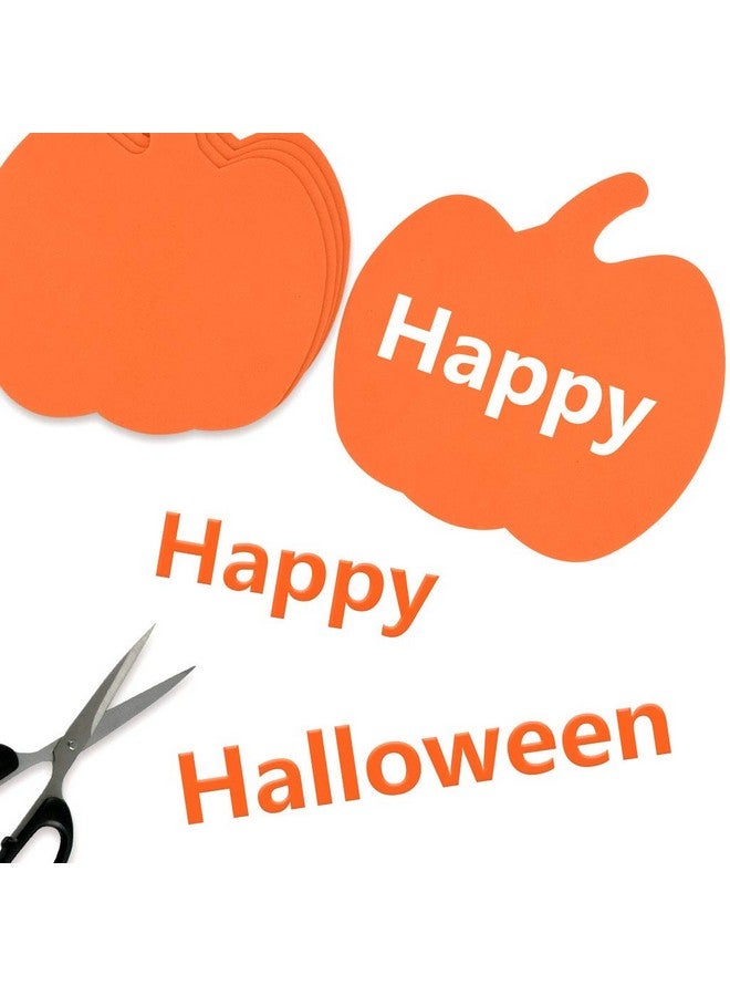 50Pcs Foam Halloween Pumpkins Halloween Crafts Kit Foam Diy Pumpkin Decorating Pumpkin Shaped Foam Large Halloween Foam Pumpkin Craft Kit For Halloween Kids Diy Crafts Party Decorations,6Inch