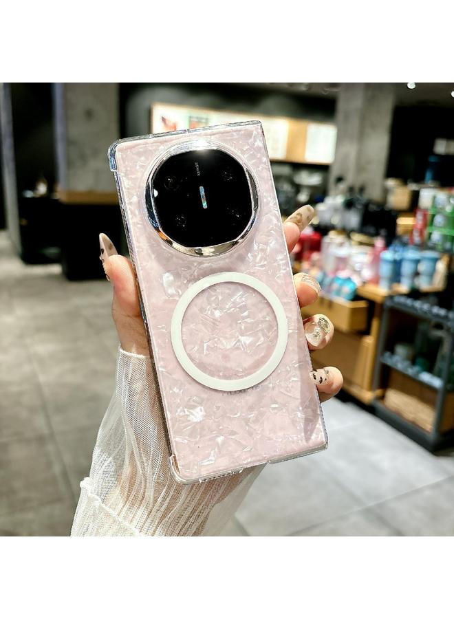 اس-توب جراب هاتف Huawei Mate X6 من MagSafe بتصميم صدفي لؤلؤي - Image 2