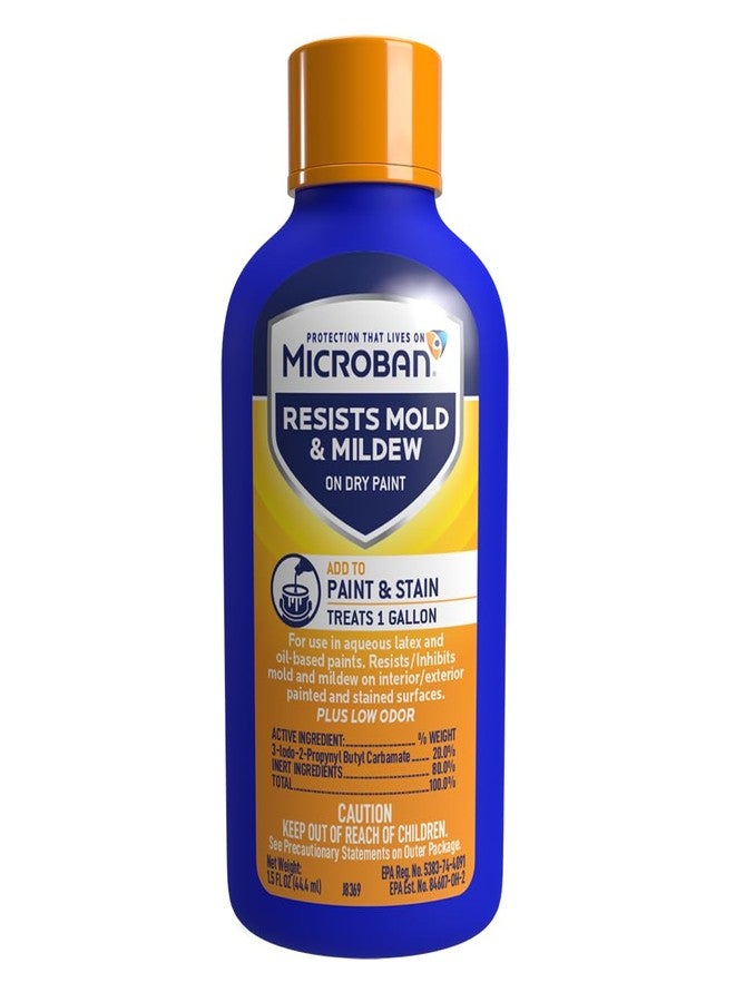 MICROBAN 1.5 oz. Fungicidal Paint Additive - Resists Mold & Mildew - Image 1