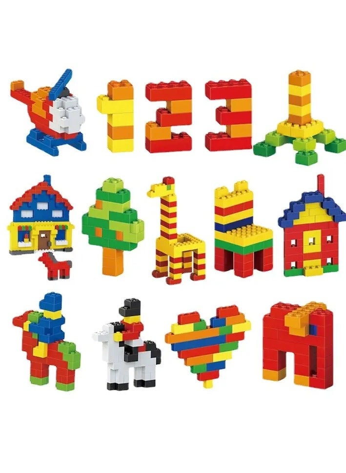 1000pcs Creative Building Blocks Set – Vibrant Multi-Colored Small Bricks, Durable ABS Material | Inspires Imagination & Creativity | Perfect DIY Toy for Kids | Ideal for Birthdays, Christmas, Thanksgiving, and Holiday Gifts  - Image 5