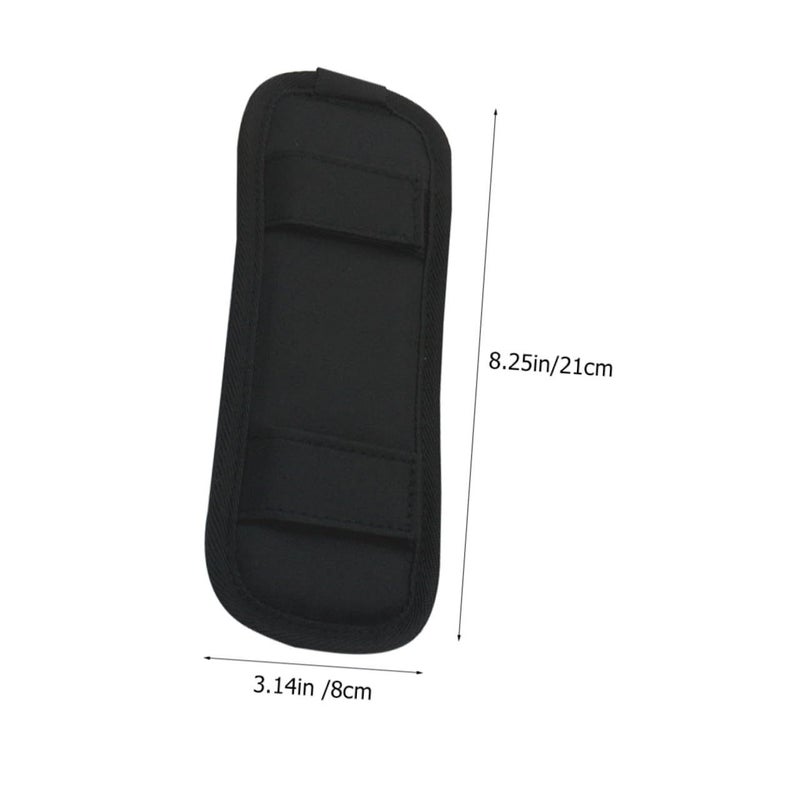 Black Decompression Shoulder Pad Cushion for Backpacks Travel Hiking - Image 2