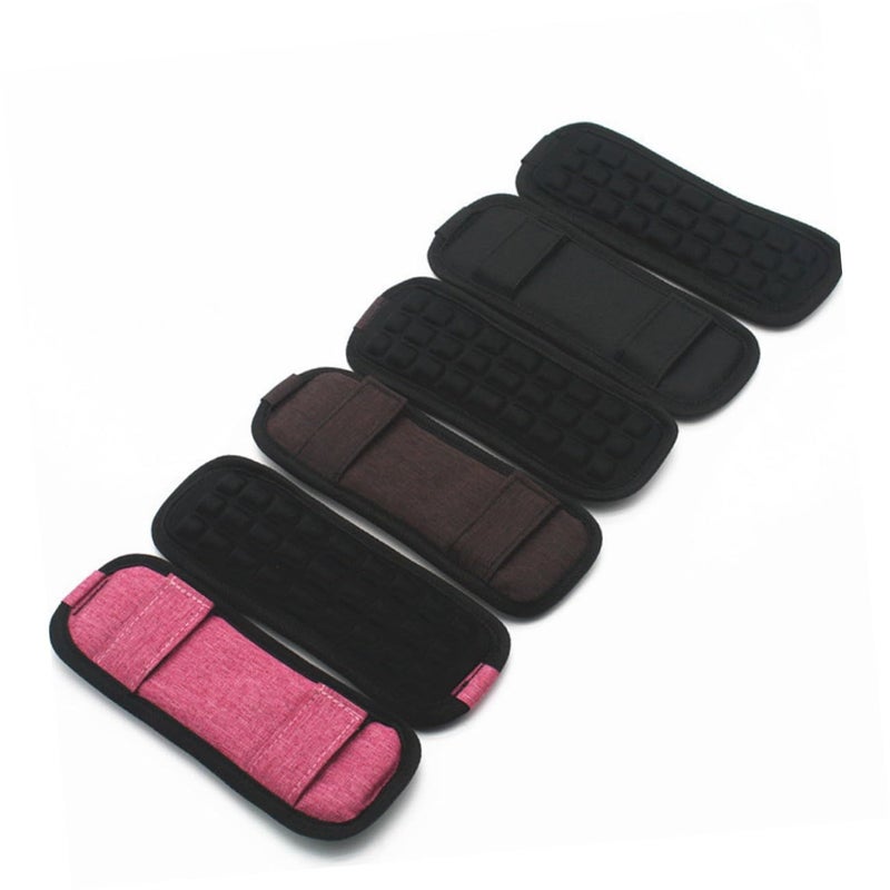 Black Decompression Shoulder Pad Cushion for Backpacks Travel Hiking - Image 4