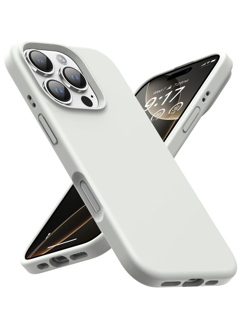 FOCUS iPhone 16 Pro Protective Slim Fit Case Liquid Silicone Cover with Full Body Protection Anti-Scratch Shockproof Case