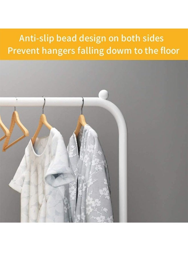 NKX Double Pole Stainless Steel Cloth Hanging Coat Stand and Shoe Rack  - Image 5