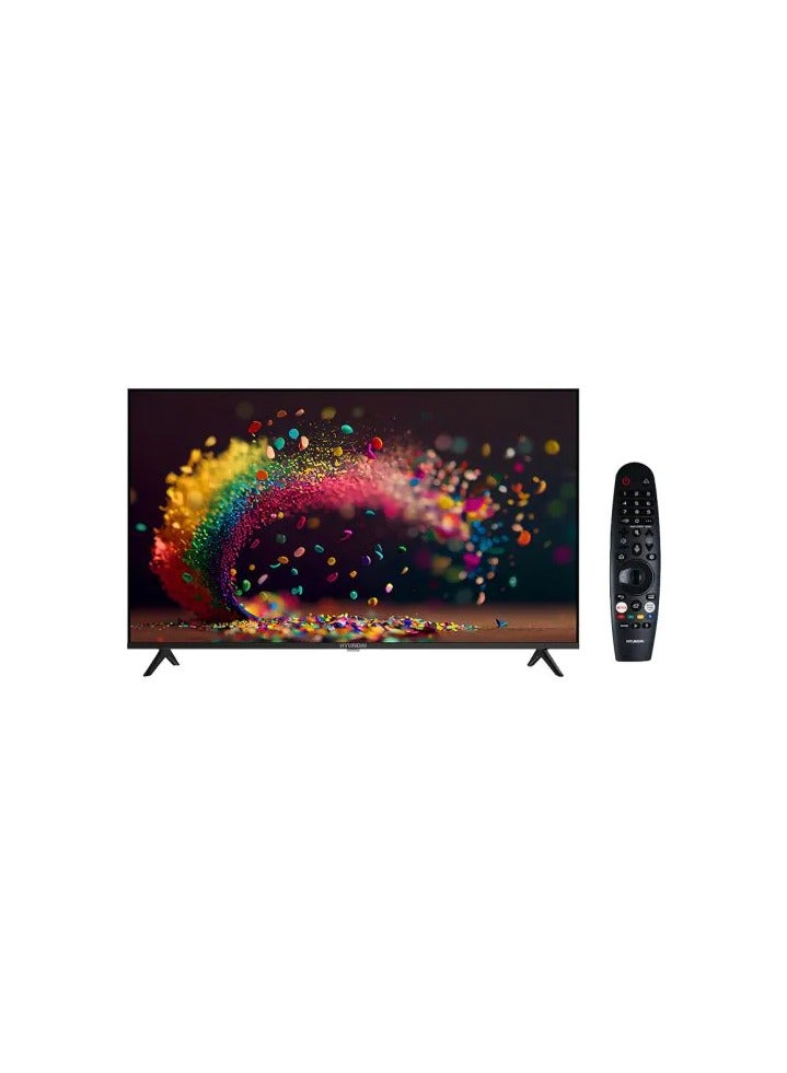 هيونداي شاشة تلفزيون سمارت LED هيونداي 43 بوصة، دقة FHD، بريسيفر داخلي - L43HYNDA630، مع ماجيك ريموت - Image 2