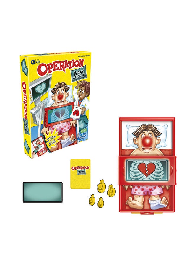 OPERATION - X-Ray Match Up Board Game for 2 or More Players, Matching Game for Kids Ages 4 and Up, With Lights and Sounds - Image 1