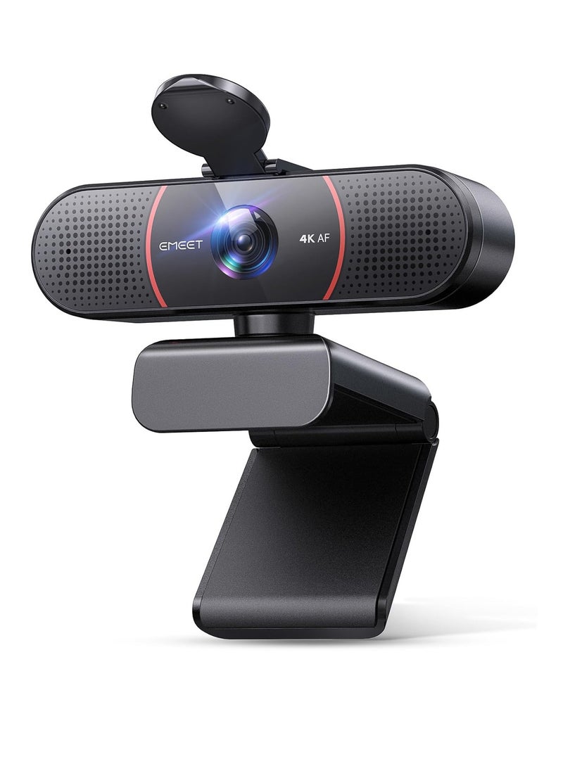 eMeet C960 4K Webcam for PC, 4K UHD Sony Sensor, PDAF Auto Focus, Dual AI Noise-Cancelling Mics, Auto Light Correction, 73° FOV, Plug&Play Webcam w/Privacy Cover, Works w/Zoom/Teams/Skype/Google Meet  - Image 1