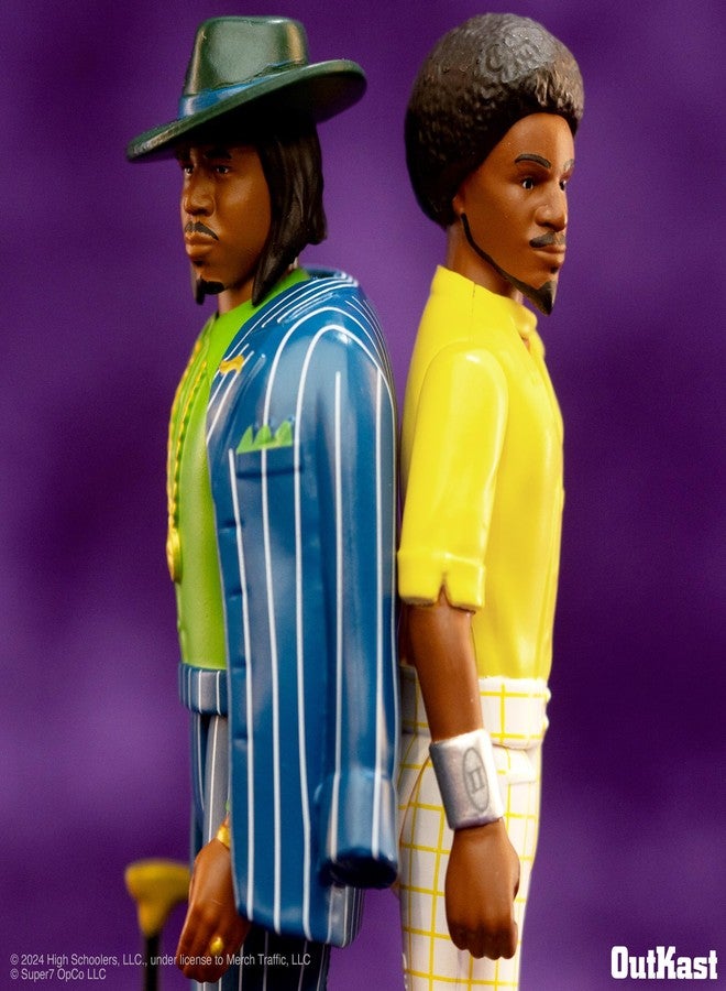 Super7 Outkast Aquemini Big Boi and André 3000 - (2 Pack) 3.75" Outkast Action Figures with Accessories Hip Hop Collectibles and Retro Toys - Image 4