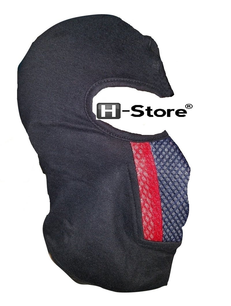 H-Store Ninja Full Black With Red&Black Filter Bike Riders Anti Pollution Dust Sun Protecion Full Face Cover Mask BIKE RIDERS (Black) - Image 5