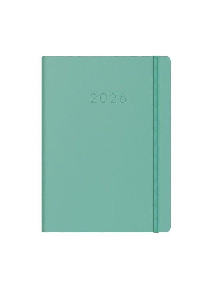 Collins - Legacy - 2026 12 Month Calendar Year Planner, Day-To-Page with 1/2 Hourly Appointments Diary, A5 Hard Cover - Mint (CL51.61-26) - Image 2