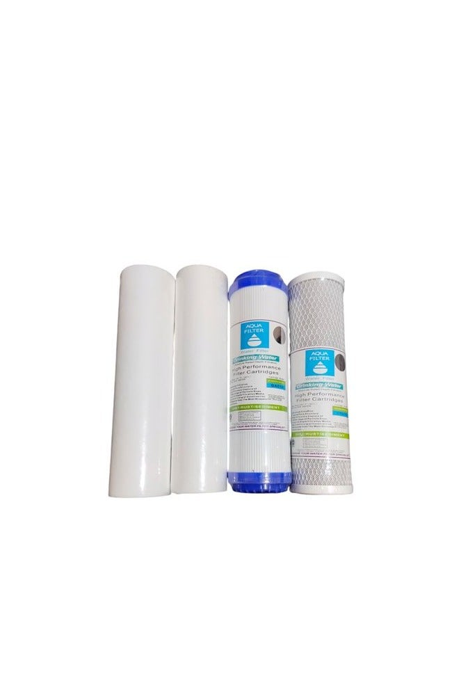Aqua cartridge set for 3-stage filter